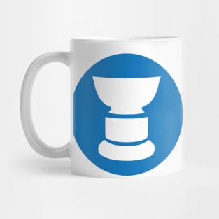 Women's Golf Cup Blue Design Mug